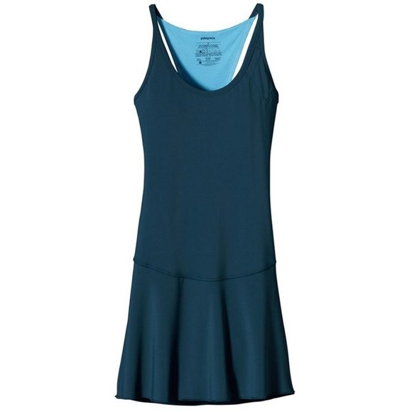 Patagonia Women's All Weather Active Dress Blue Medium - Picture 1 of 8